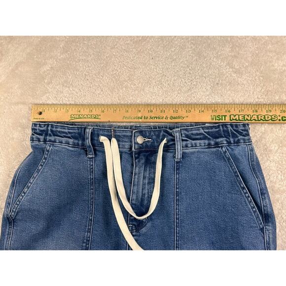 Judy Blue Denim Jogger Women’s Sz 16 Blue High Rise Stretch Fresh Bloom JB88948 - Picture 4 of 8